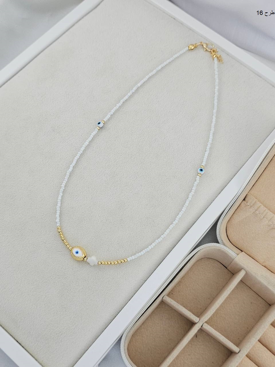 گردنبند فیمو تک رج